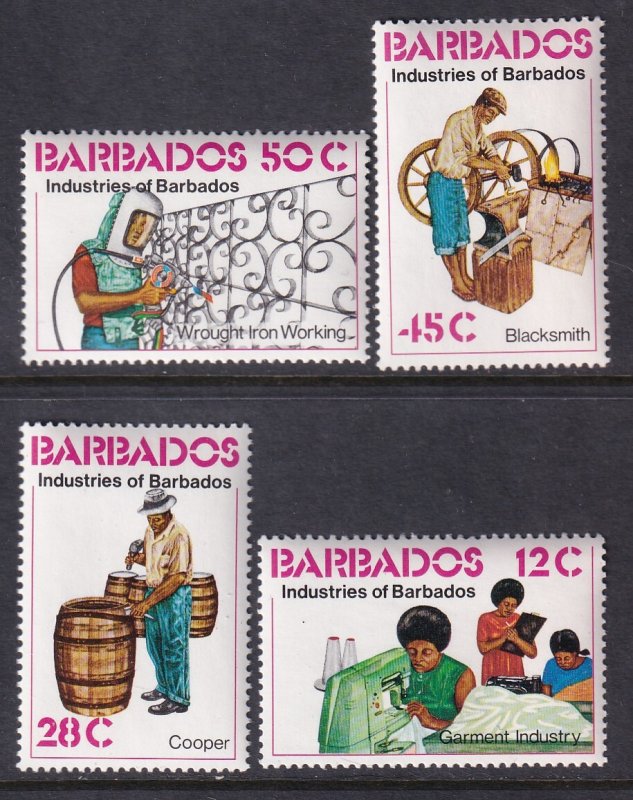 Barbados 483-486 MNH VF