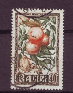 J11361 JL stamps 1950 algeria hv of set used #231 oranges & lemons