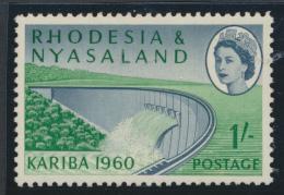 Rhodesia & Nyasaland SG 34 Sc# 174  MH see details Hydro Electric Scheme