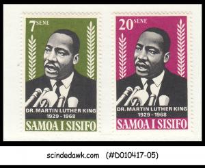 SAMOA - 1968 Dr MARTIN LUTHER KING Commemoration - 2V - MINT HINGED