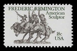 PCBstamps   US #1934 18c Remington Sculpture, 1981, MNH, (14)