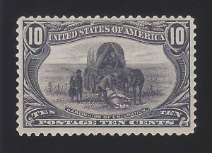 US #290 1898 Gray Violet Wmk 191 Perf 12 Mint OG LH F-VF Scv $150