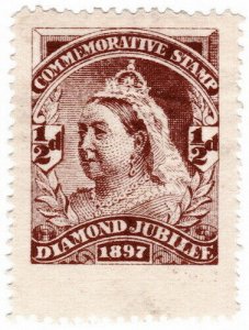 (I.B) QV Cinderella : Unofficial Diamond Jubilee Issue ½d (1897)