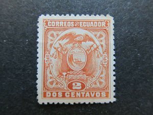 A4P46F60 Ecuador 1897 2c mint no gum