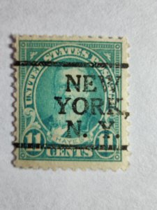 SCOTT #563 USED SINGLE PRE CANCEL NEW YORK ELEVEN CENTS RUTHERFORD B. HAYES