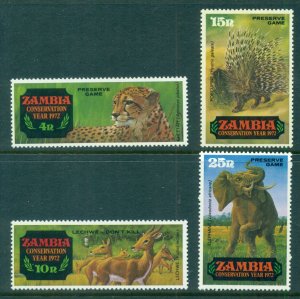 Zambia 1972 Wildlife Conservation year MUH