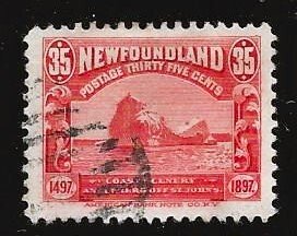 Newfoundland #73 - Great Color - Well Centered - Light Cancel