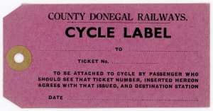 (I.B) County Donegal Railway (Ireland) : Cycle Label