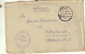 1917 Feldpost Cover