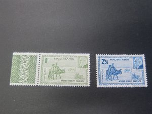 French Mauritania 1941 Sc 188-9 set MH