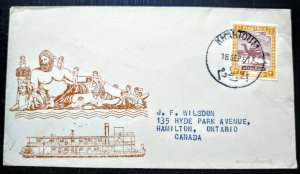 VERY RARE SU// DAN ONLY 15 KNOWN” VIA STEAMER TPO CANCEL TO CANADA UNIQUE