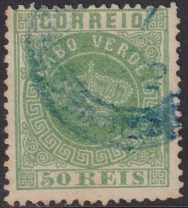 Cape Verde 1877 SC 6 Used 