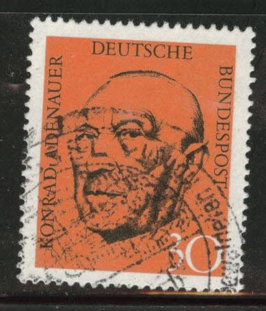 Germany Scott 988 used 1968 stamp