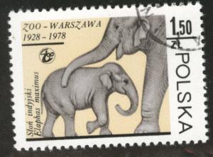 Poland Scott 2303 Used CTO favor canceled elephant 1978
