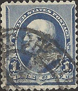 # 219 DULL BLUE USED BEN FRANKLIN SCV-0.75