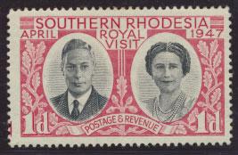 Southern Rhodesia SG 63 SC# 66  Mint hinged scan and details