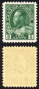 Canada SG247a 2c Deep Green Thin Paper Very Fine U/M (MNH) Unitrade Cat 90