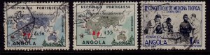 Angola - #383,384,CD44 - 1954 - VFU -  CV$1.70