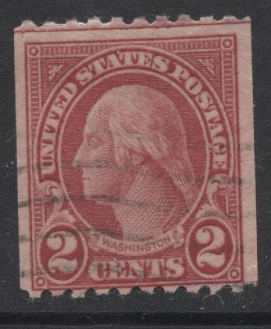 STAMP STATION PERTH USA #606 Washington Coil Issue Used 1923-1925