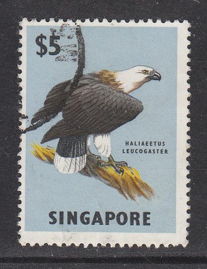 Singapore 1962 Sc 69 Eagle $5 Used