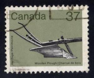 Canada #927 Wooden Plow; Used at Wholesale