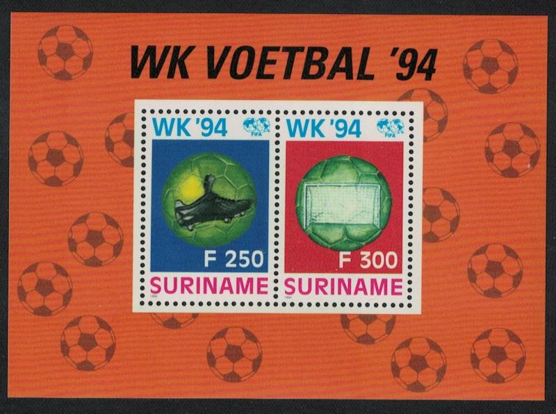 Suriname World Cup Football Championship USA MS SG#MS1593