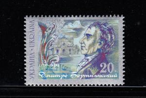Ukraine Scott 436 MNH - D. Bortnianskyi, Composer