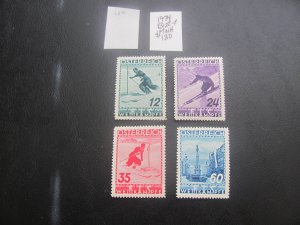 AUSTRIA  1934 MNH SC #B122-B127 SET VF $120 (222)
