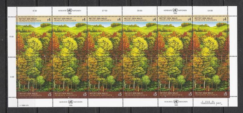 United Nations Vienna #81a (v) Survival of Forest MNH