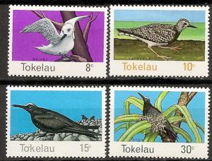 Tokelau  57-60 Mint OG 1977 Birds