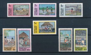 [112074] Tokelau 1976 Work fishing canoe carving weaving  MNH