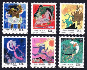 China Fairy Tales 6v 1987 MNH SC#2110-2115 SG#3513-3518 MI#2137-2142