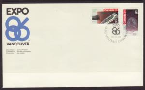 Canada 1092-1093 Olympics Canada Post U/A FDC