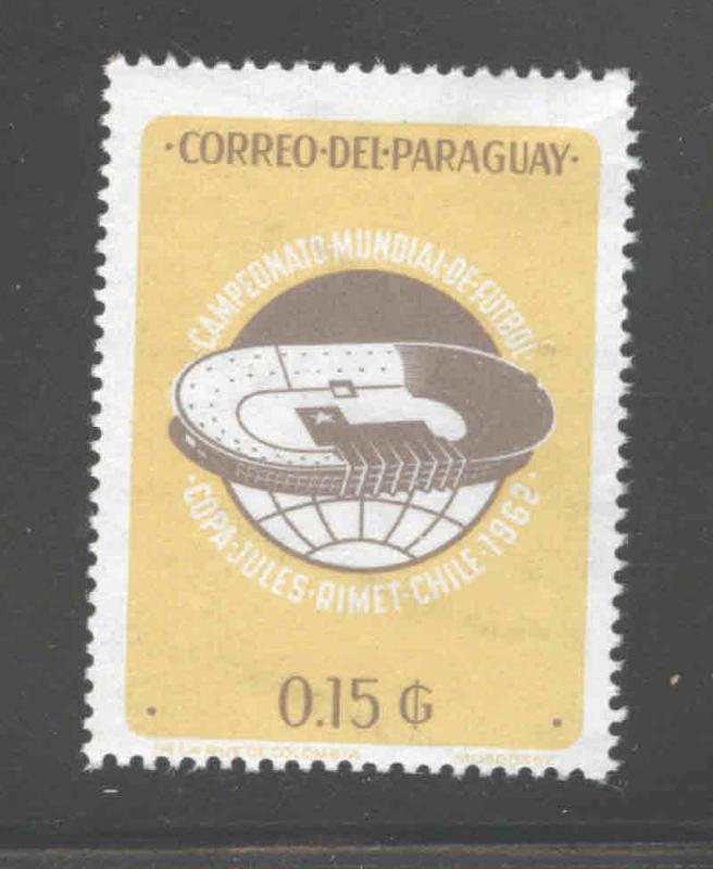 Paraguay Scott 684 MH* Stadium stamp