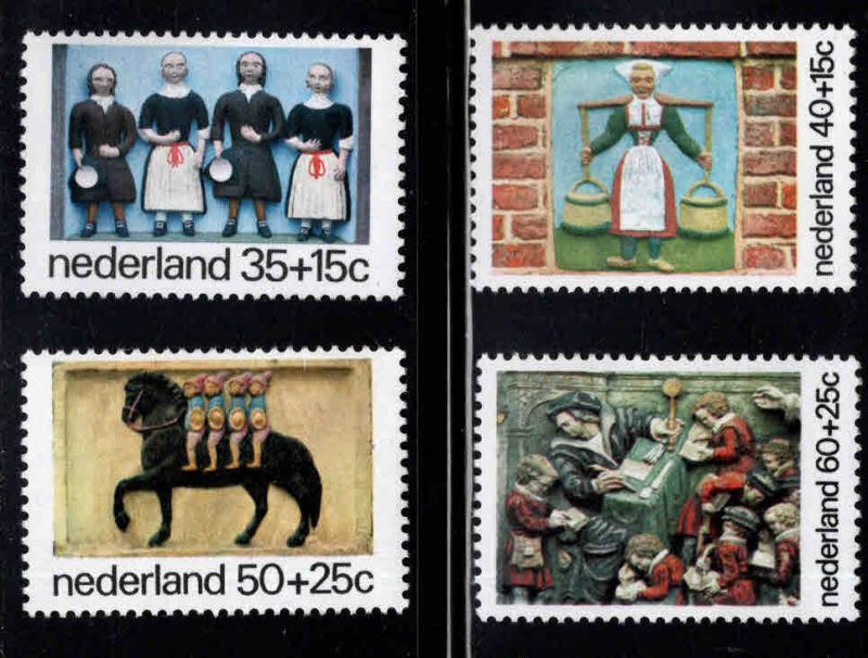 Netherlands Scott B513-516 MNH** Child Welfare semi-postal set