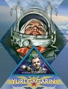 2013 TOGO MNH. YURI GAGARIN  |  Michel Code: 5040 / Bl.826