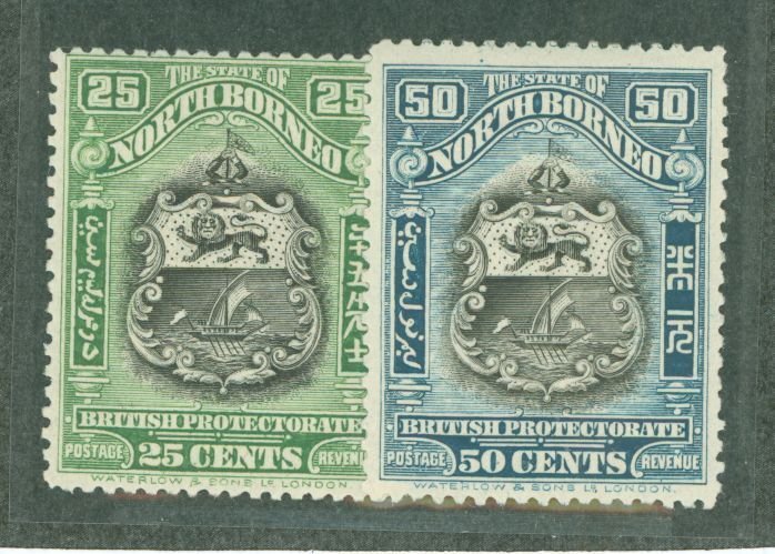 North Borneo #179-80 Unused Single