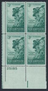 1068,MNH plate # 25185