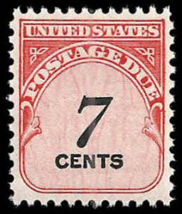 # J95 MINT NEVER HINGED P.S.E. GRADE 90 CERT # 01256423