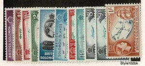 Solomon Islands #89-99 MNH definitives