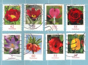 GERMANY FLOWER STAMP LOT #1 2000's