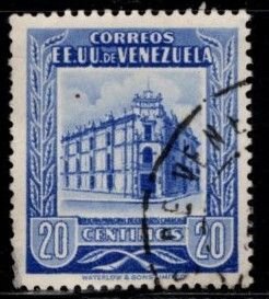 Venezuela - #654 Post Office, Caracas - Used