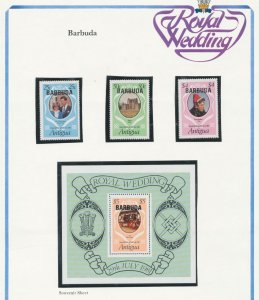 Lady Diana Royalty 1981 Wedding MNH+Sheets+Booklets Barbuda Belize Brunei UK309