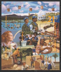 2000 UN-NY - Sc 783 - MNH VF - mini sheet - UN in the 21st century