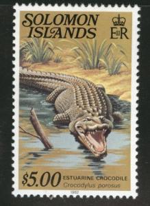 British Solomon Islands Scott 412 MNH** 1979 Crocodile