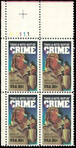 PCBstamps  US #2102 PB  80c(4x20c)Crime Prevention, MNH, (PB-2)