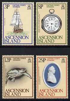 ASCENSION IS. - 1979 - Voyages of Captain Cook, 200th Anniv - Perf 4v Set - MNH