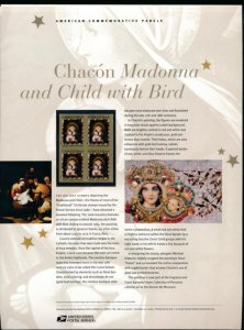 USPS 2006 COMMEMORATIVE PANEL #4100 CHACON MADONNA