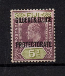 Gilbert & Ellice 1s 1911 5d SG5 mint MH WS36628