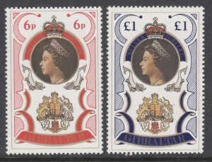 Gibraltar 338-339 MNH VF